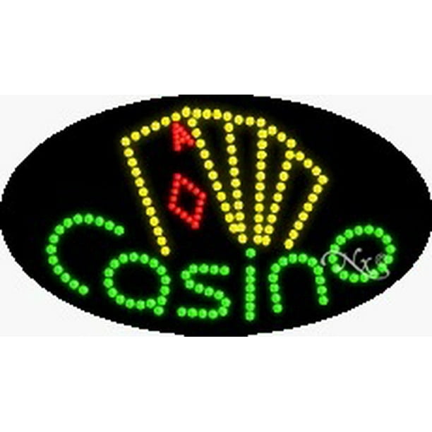High Impact, Energy Efficient Casino Flashing & Animated LED Sign High Impact, Energy Efficient Casino Flashing & Animated LED Sign